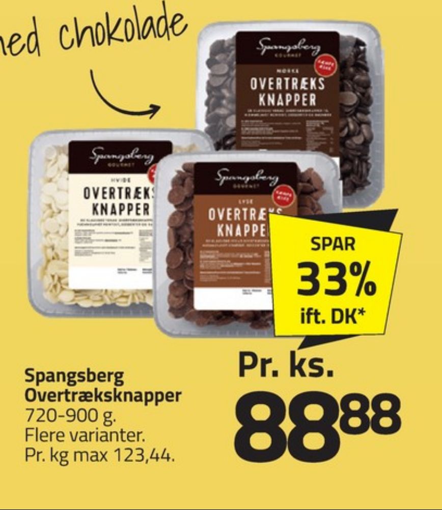 Spangsberg, Overtræksknapper Mørk