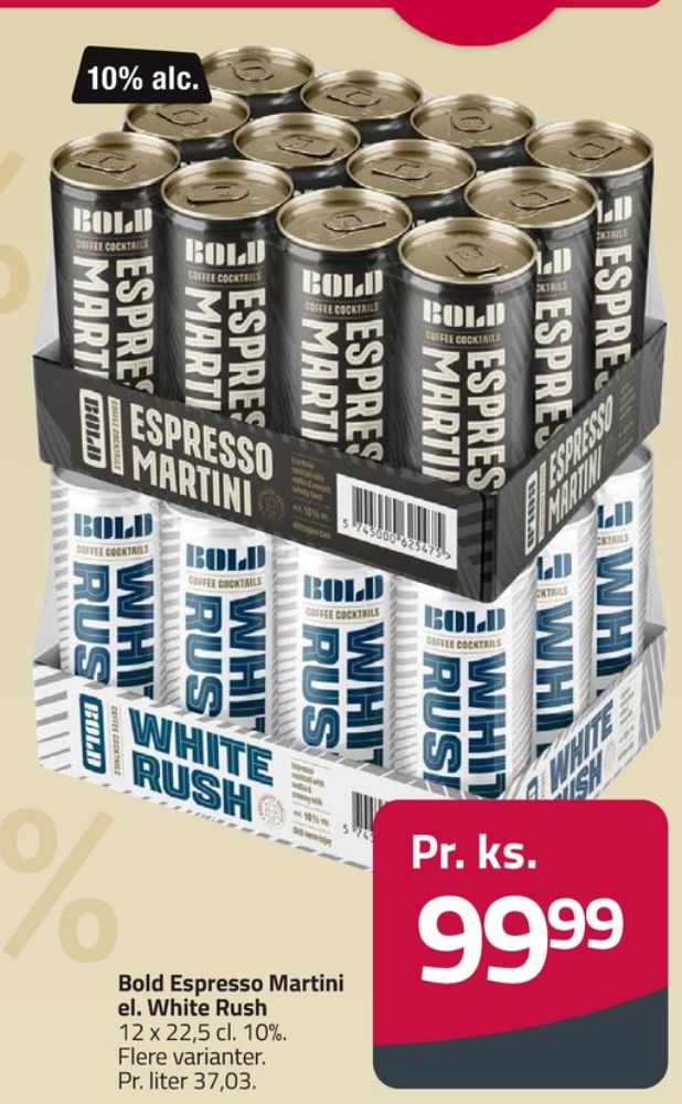 Bold, Espresso Martini