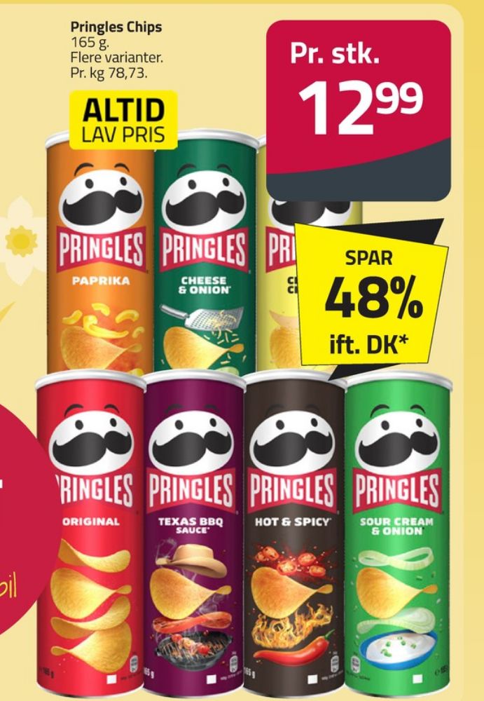 Pringles, Cheesy Cheese Chips