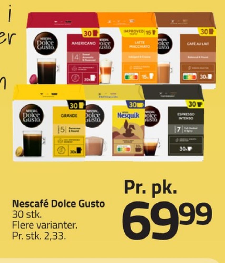 Nescafe Dolce Gusto Nesquik, Kakaokapsler