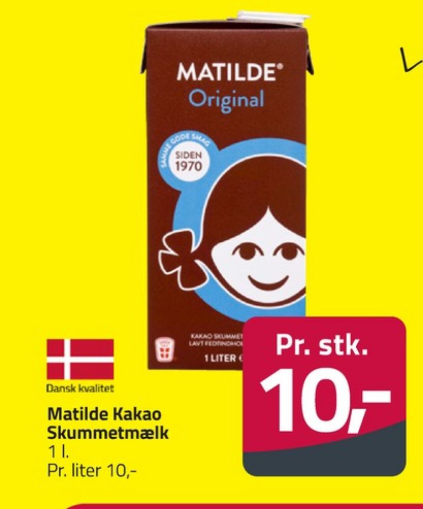 Matilde, Kakaomælk