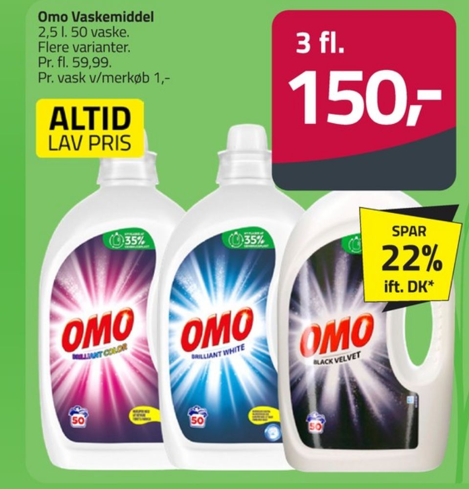 Omo, Vaskemiddel-flydende