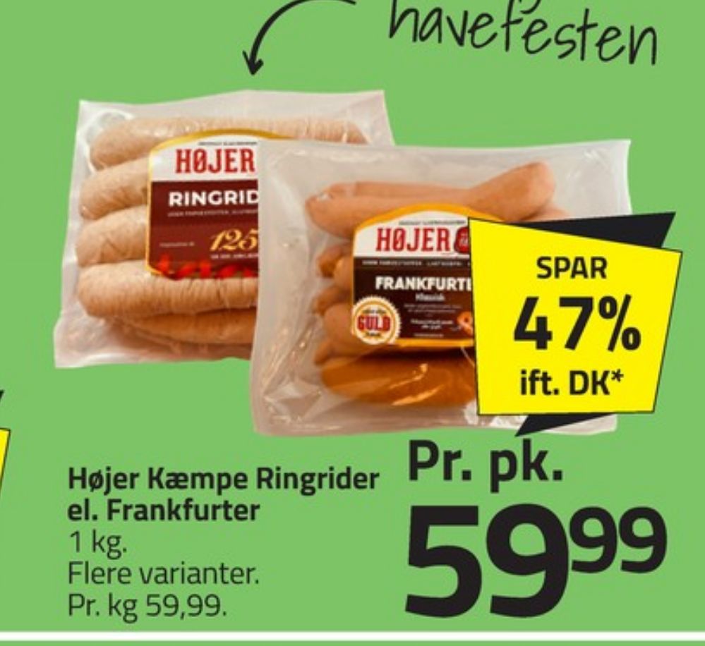 Højer Pølser, Frankfurter