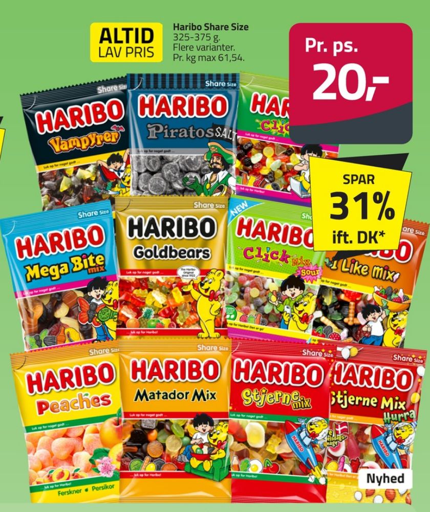 Haribo Matador Mix, Slikposer