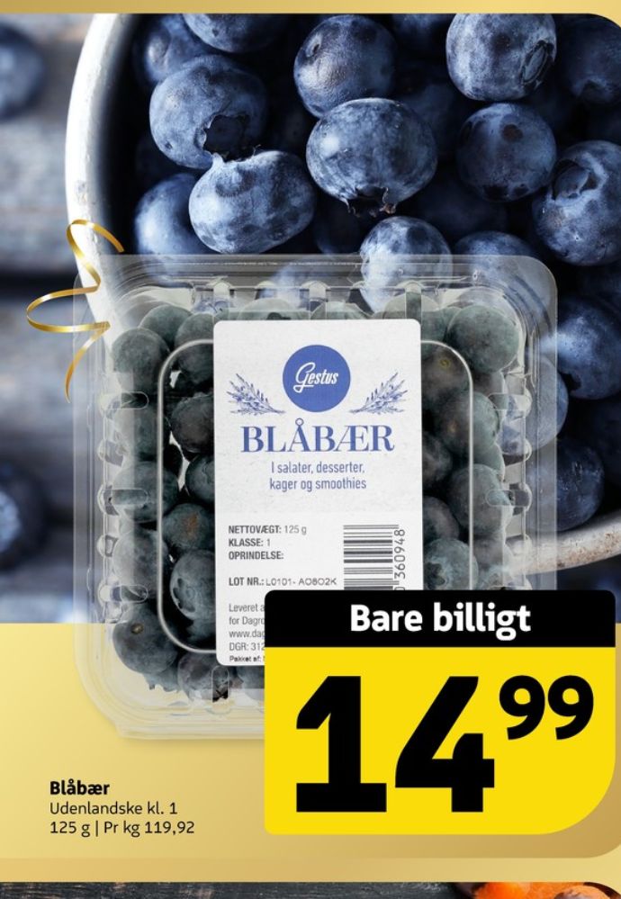 Gestus, Blåbær