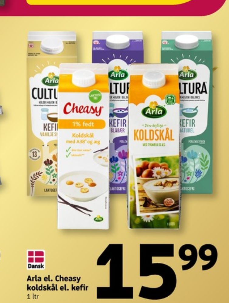 Arla, Koldskål Tykmælk & Æg
