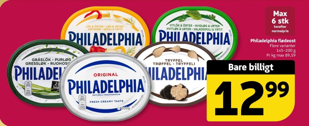 Philadelphia, Flødeost Original