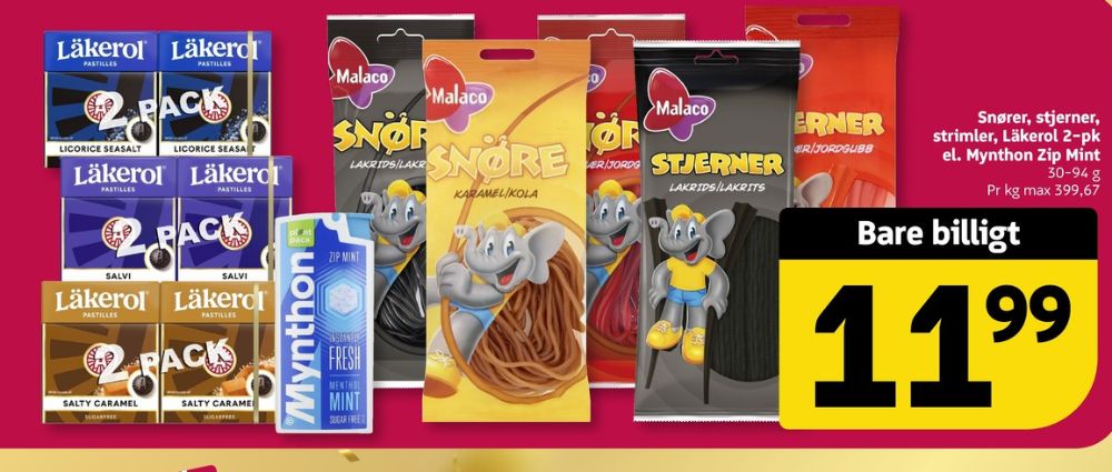 Läkerol, Pastiller Salty Caramel