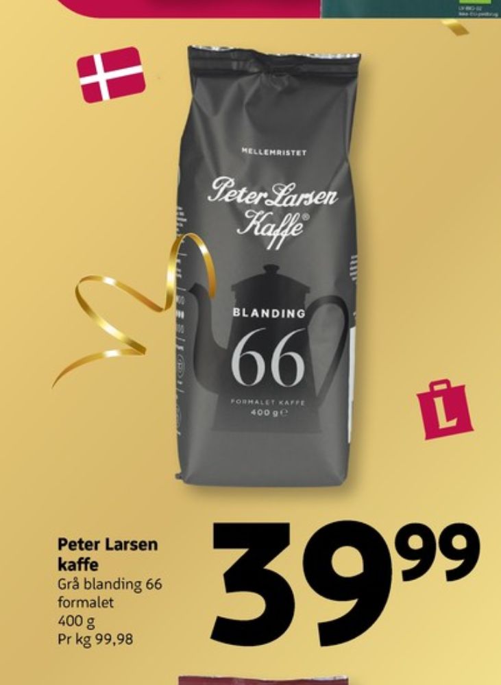 Peter Larsen Blanding 66, Kaffe Formalet