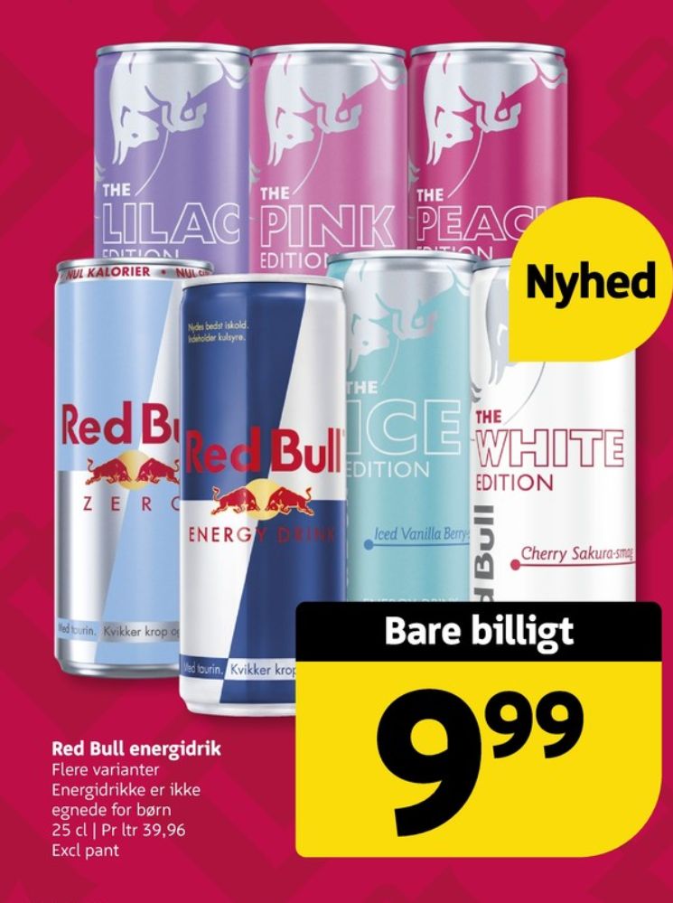 Red Bull Zero, Energidrik