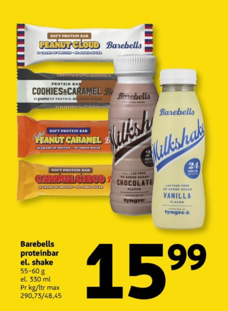 Barebells, Peanut Cloud Proteinbar