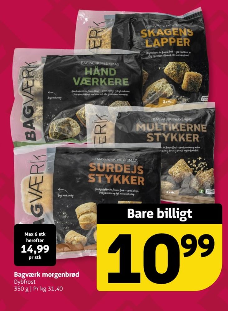 Bagværk, Surdejsstykker