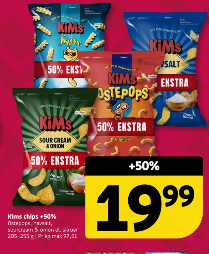 Kims, Sour Cream & Onion Chips