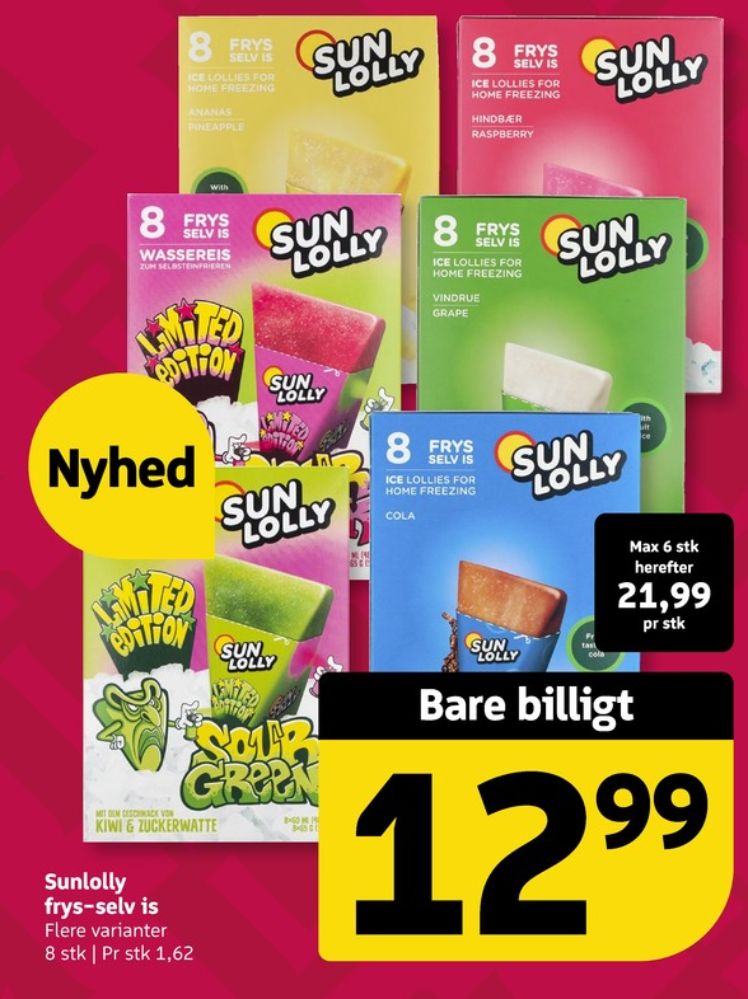 Sun Lolly, Is frys selv - Cola