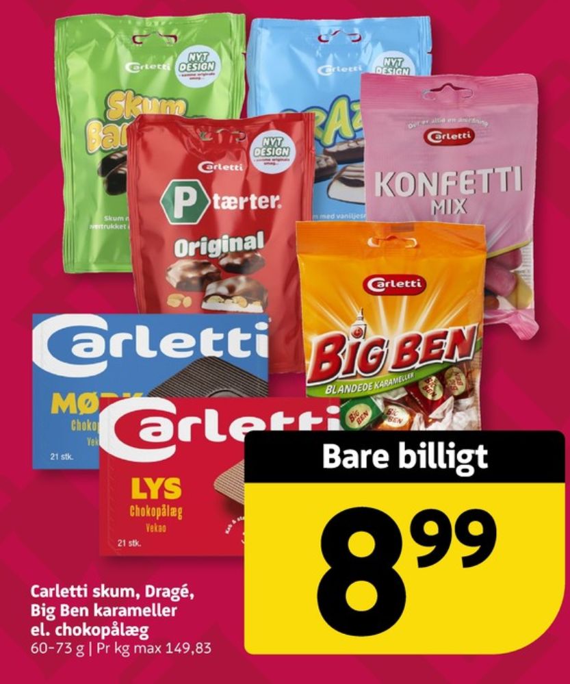 Carletti, Skumbananer