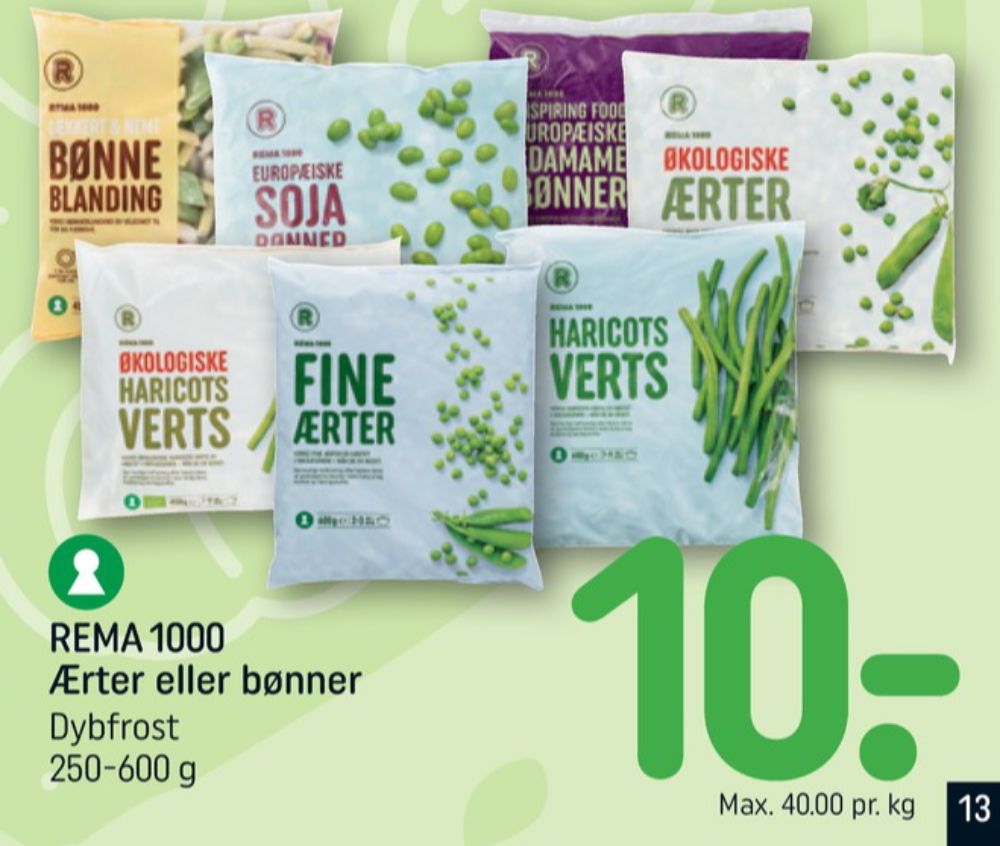 Rema 1000, Haricots Verts