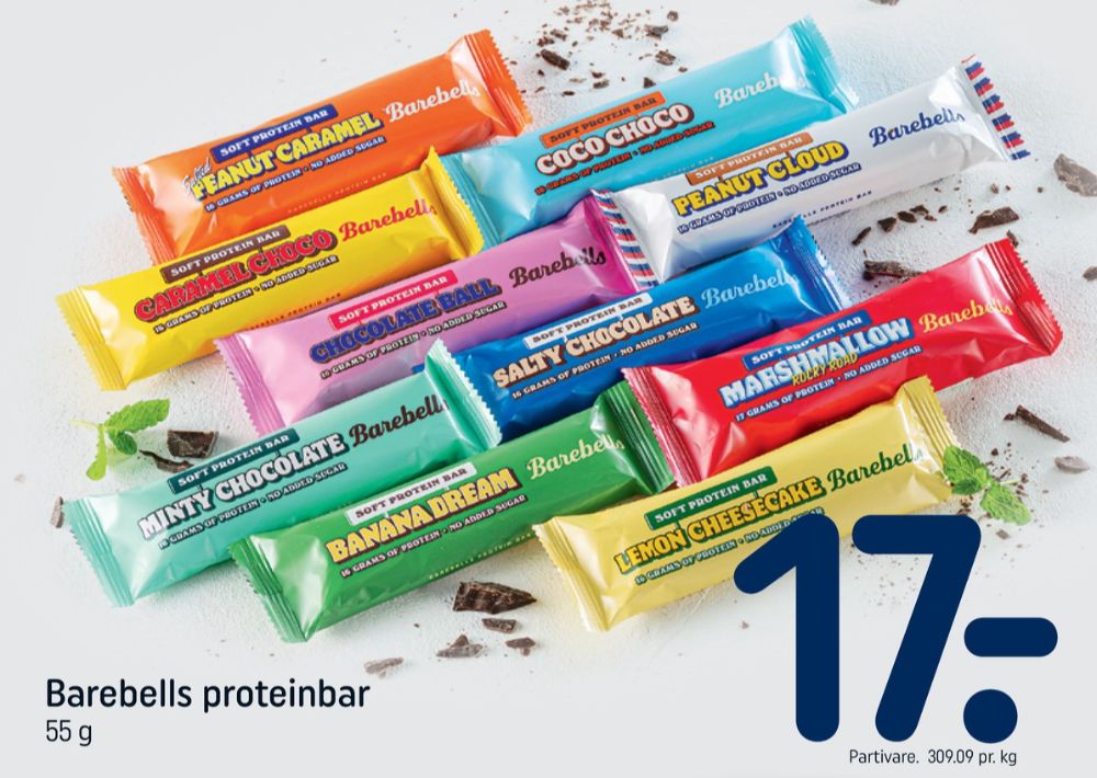Barebells, Peanut Caramel Proteinbar