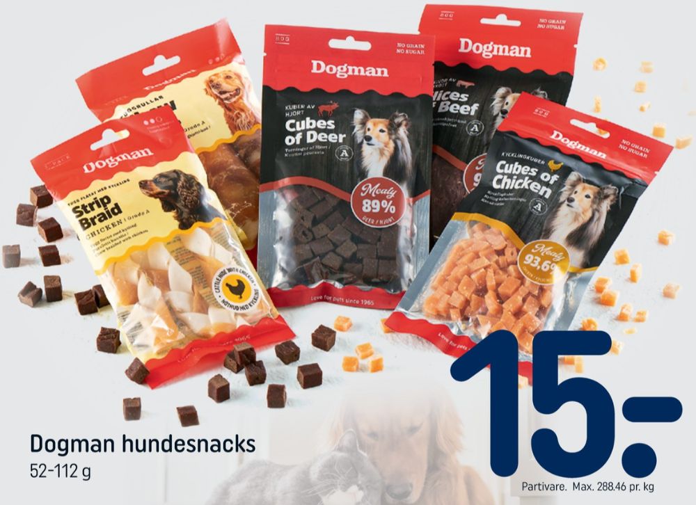 Dogman, Hundesnacks