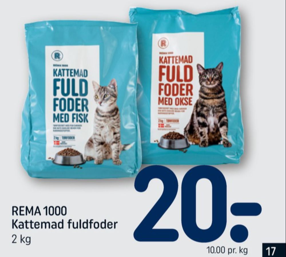 Rema 1000, Kattefoder