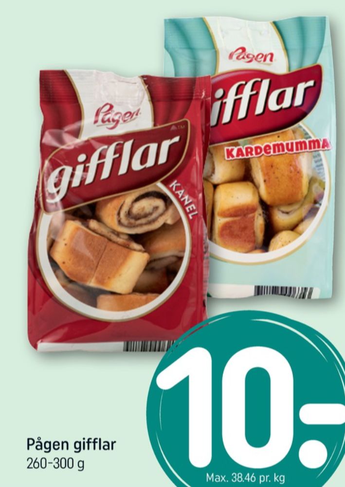 Pågen, Gifflar kanel