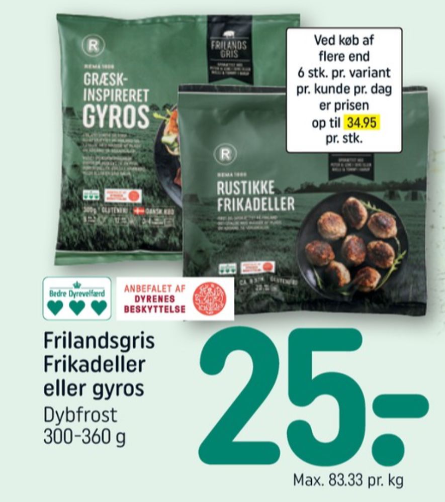 Rema 1000 Peter og Lene, Rustikke Frikadeller