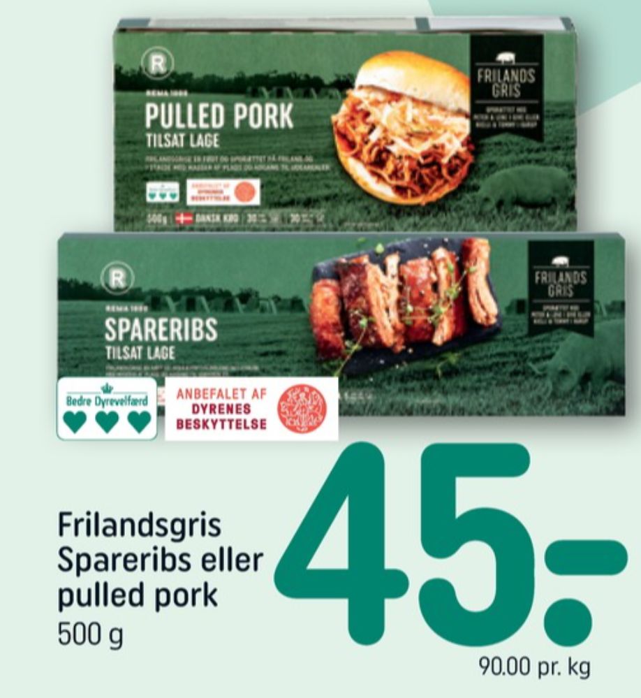 Rema 1000, Spareribs