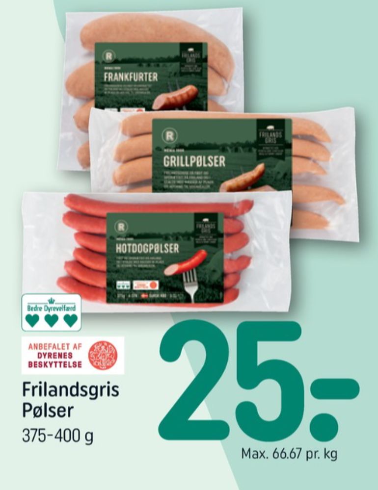 Rema 1000, Grillpølser