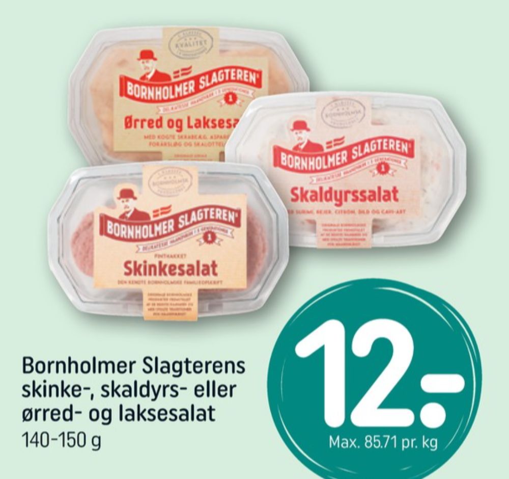 Bornholmer Slagteren, Ørred & Laksesalat