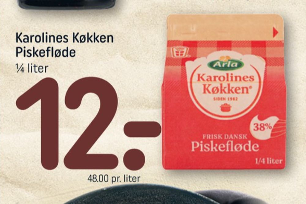 Karolines, Piskefløde 38%
