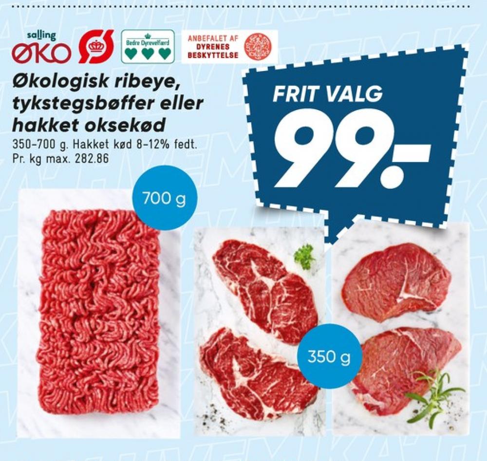 Salling ØKO, Hakket oksekød 8-12%