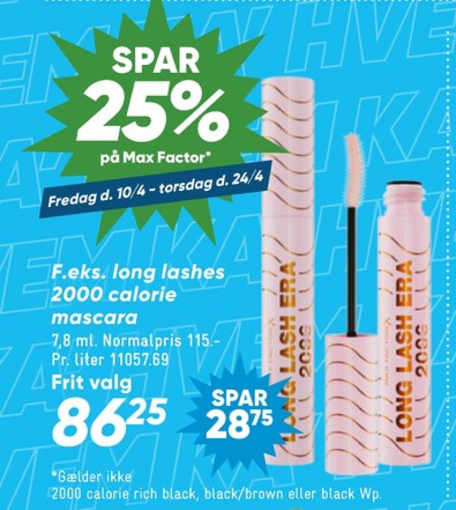 Max Factor, Mascara