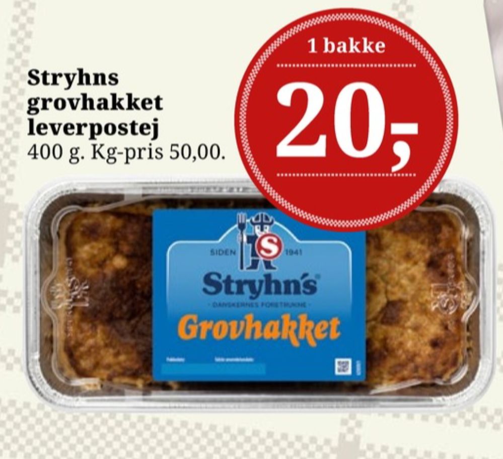 Stryhns Grovhakket, Leverpostej