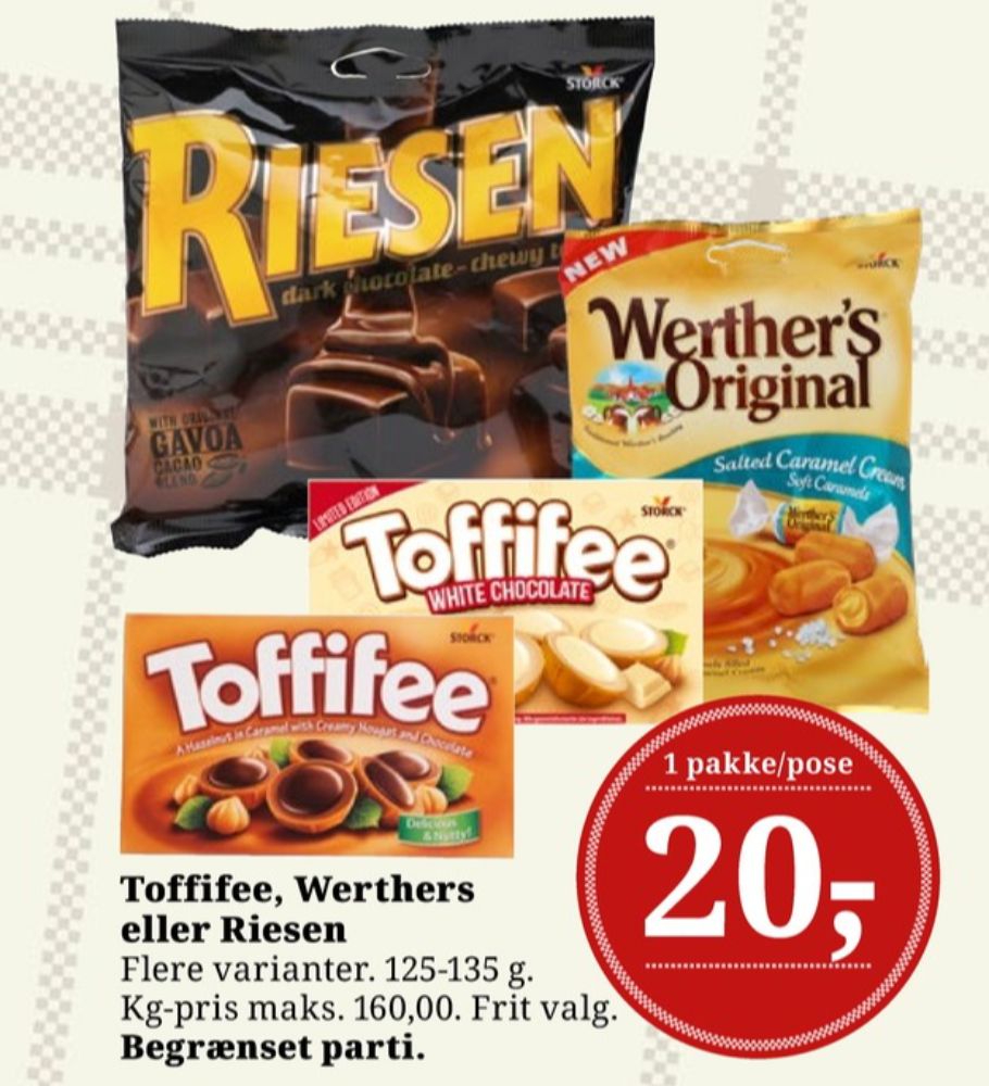 Toffifee, Dessertchokolade White