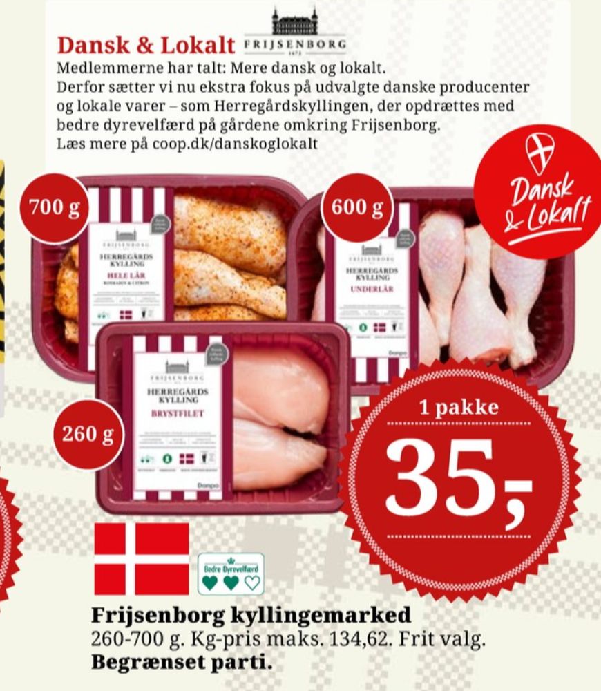 Frijsenborg, Kyllingelår