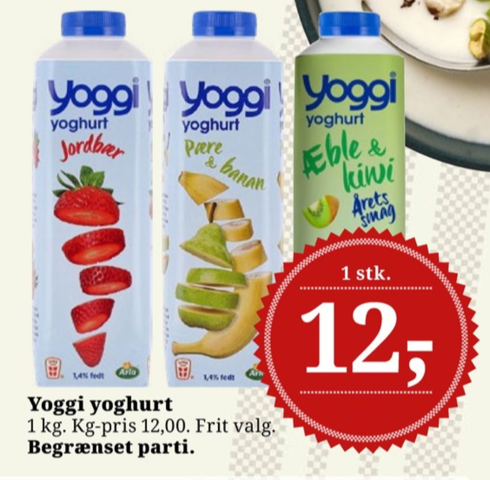 Yoggi, Pære & Banan Yoghurt 