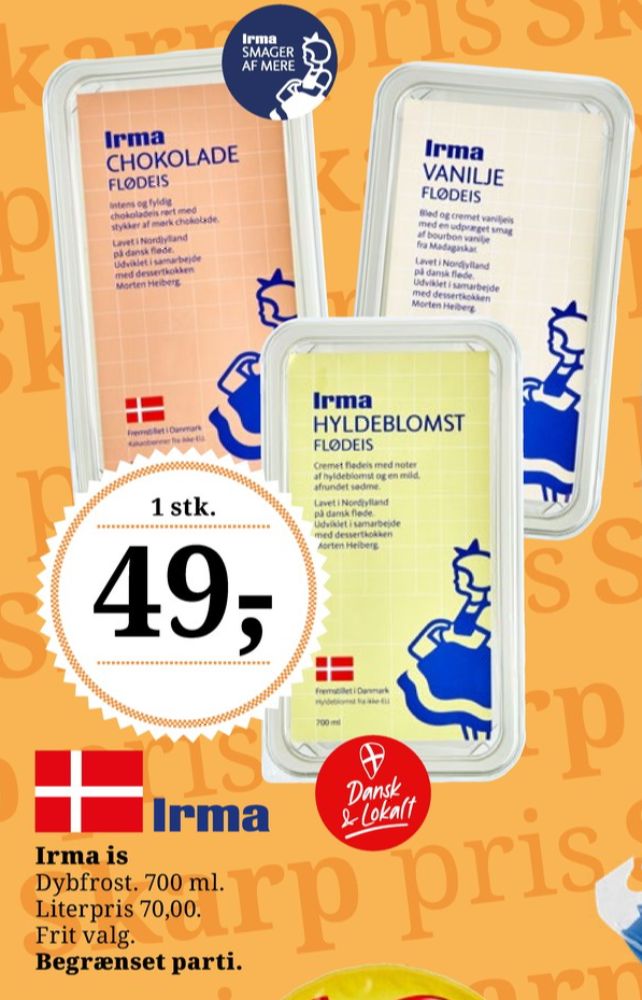 Irmas, Hyldeblomst is