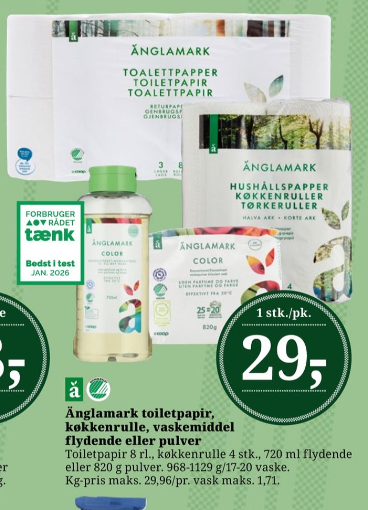 Änglamark, Vaskemiddel-flydende