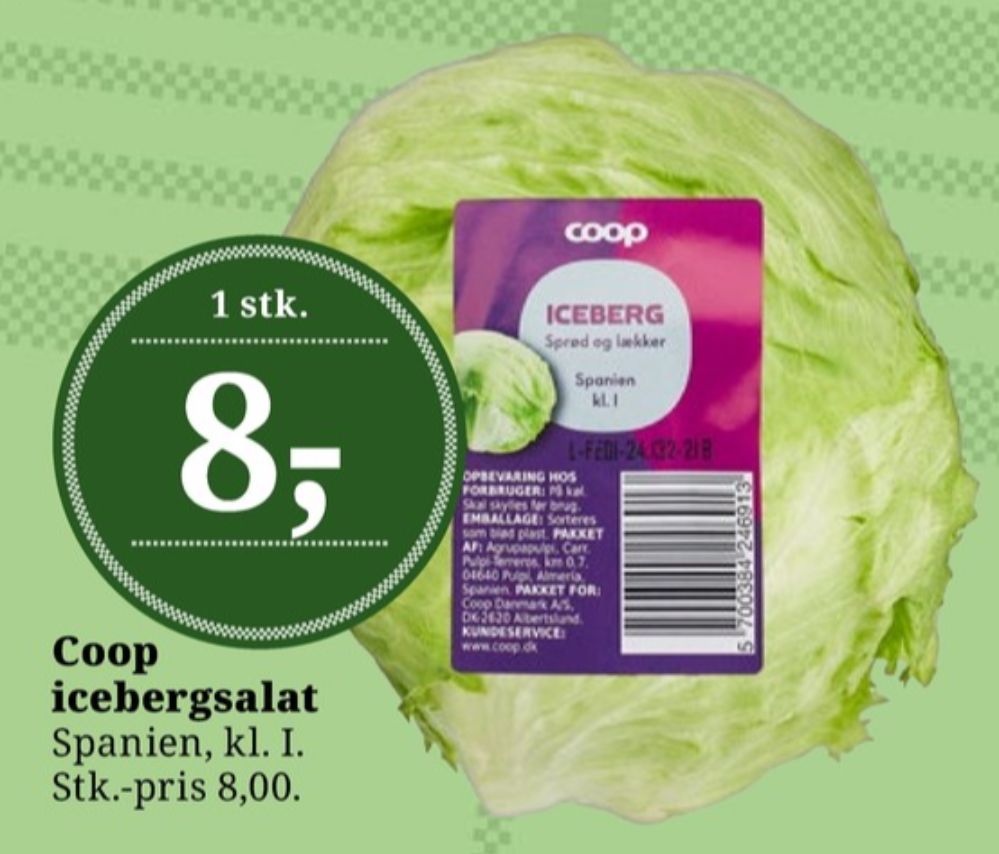 Coop, Icebergsalat