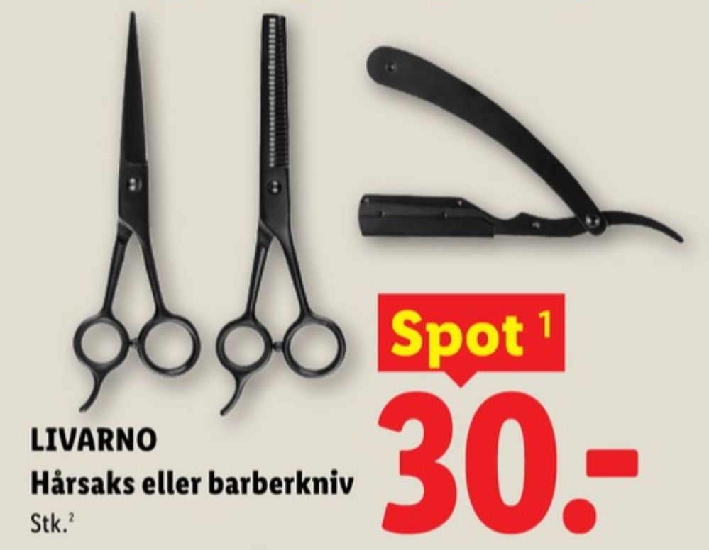 Livarno, Barberkniv