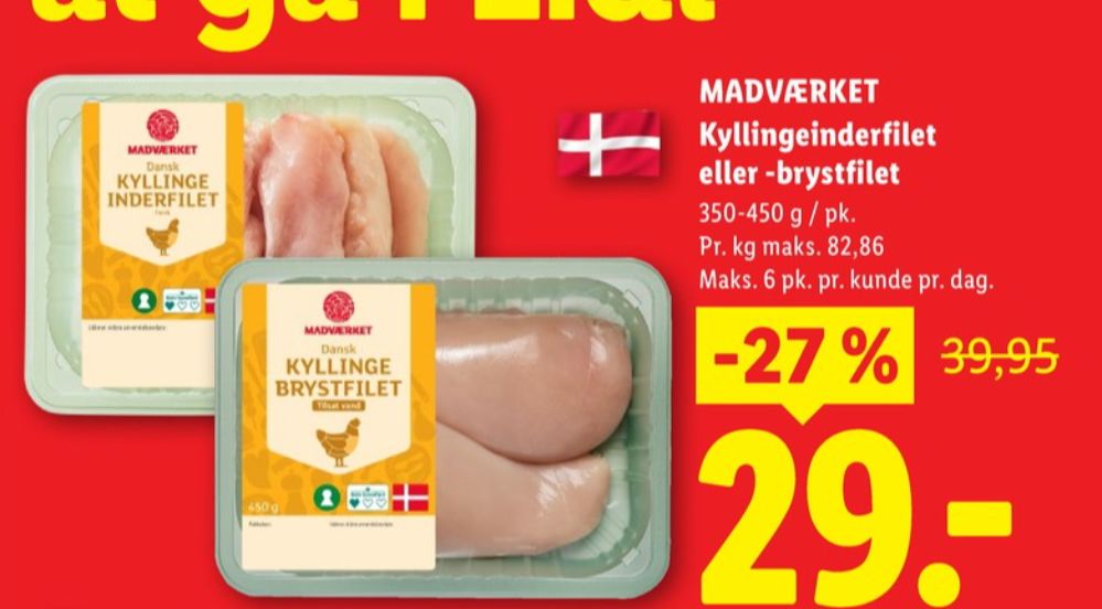 Madværket, Kyllingebrystfilet