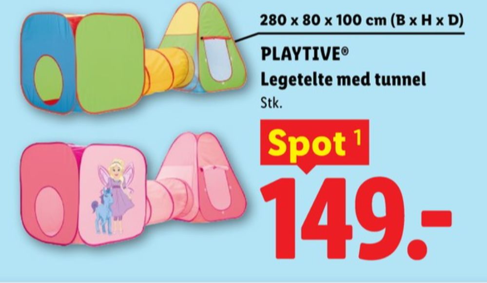 Playtive , Legetelt