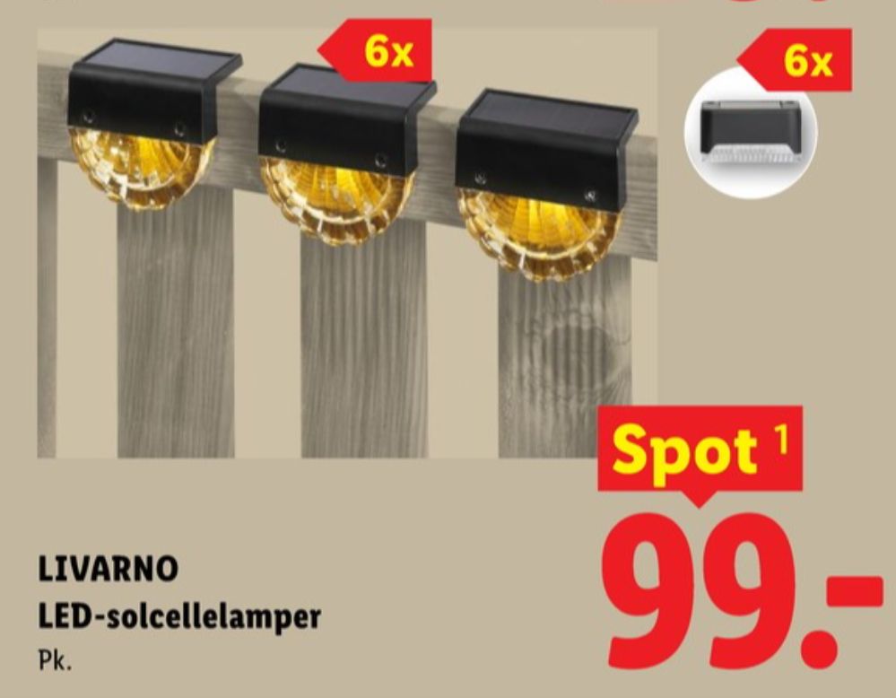 Livarno, Solcellelampe