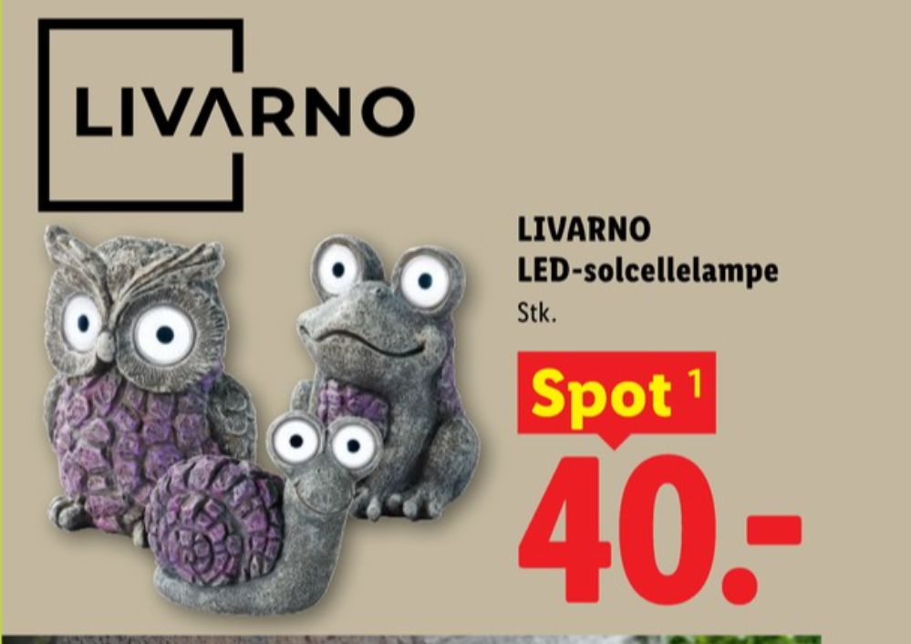 Livarno, Solcellelampe