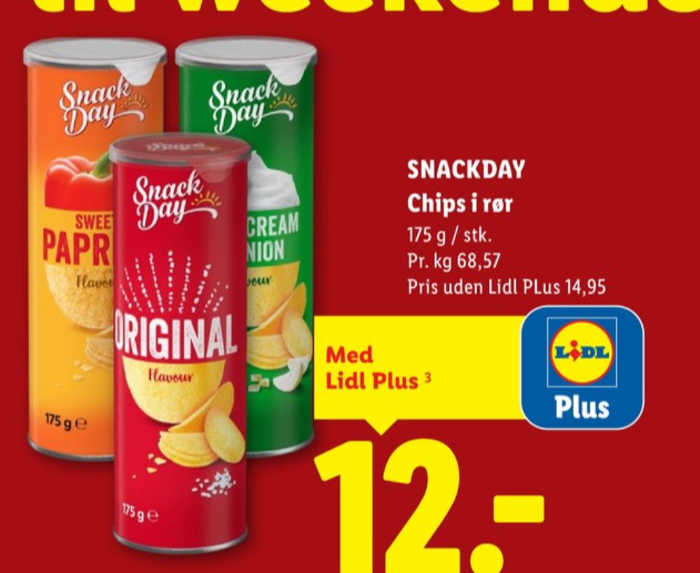 Snack Day, Sweet Paprikachips