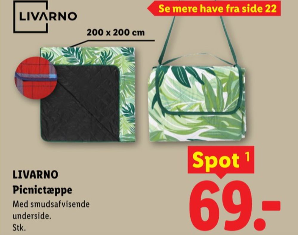 Livarno, Picnictæppe