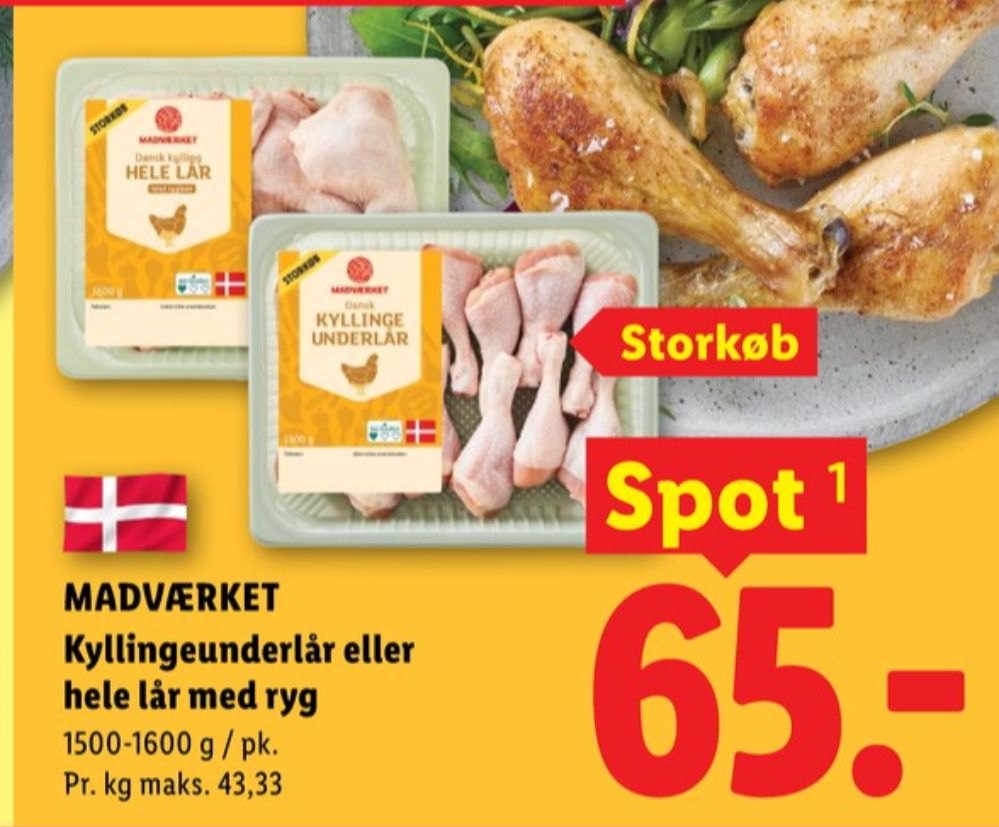 Madværket, Kyllingelår