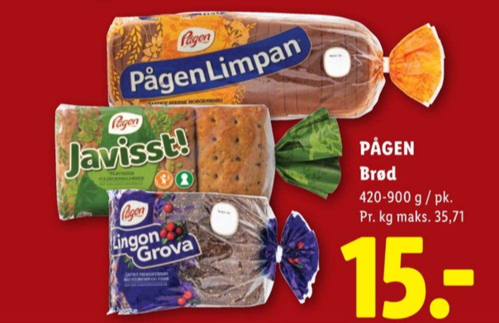 Pågen Javisst, Boller