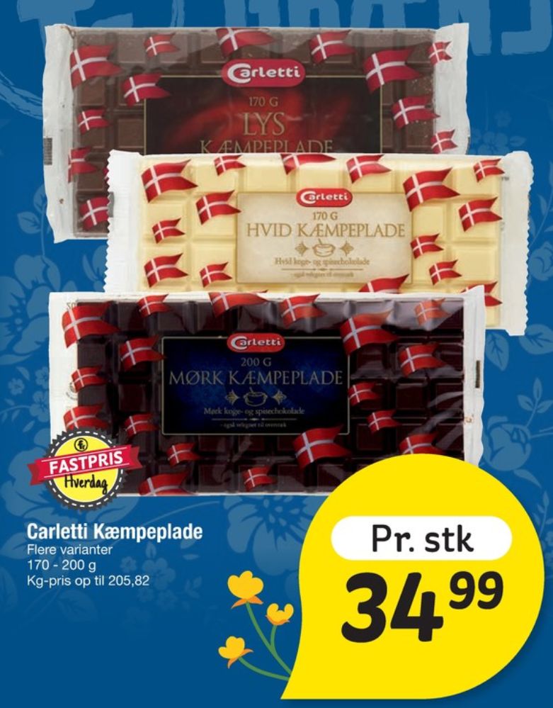 Carletti, Mørk Kæmpeplade