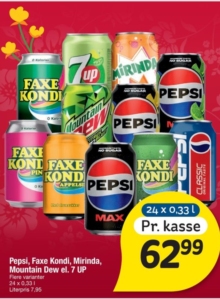 Mirinda, Appelsinsodavand 24 pk.