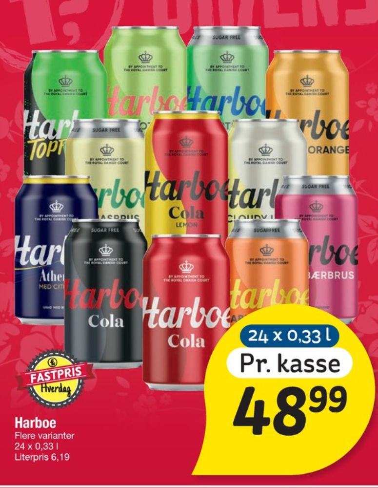 Harboe Zero, Cola 24 pk.